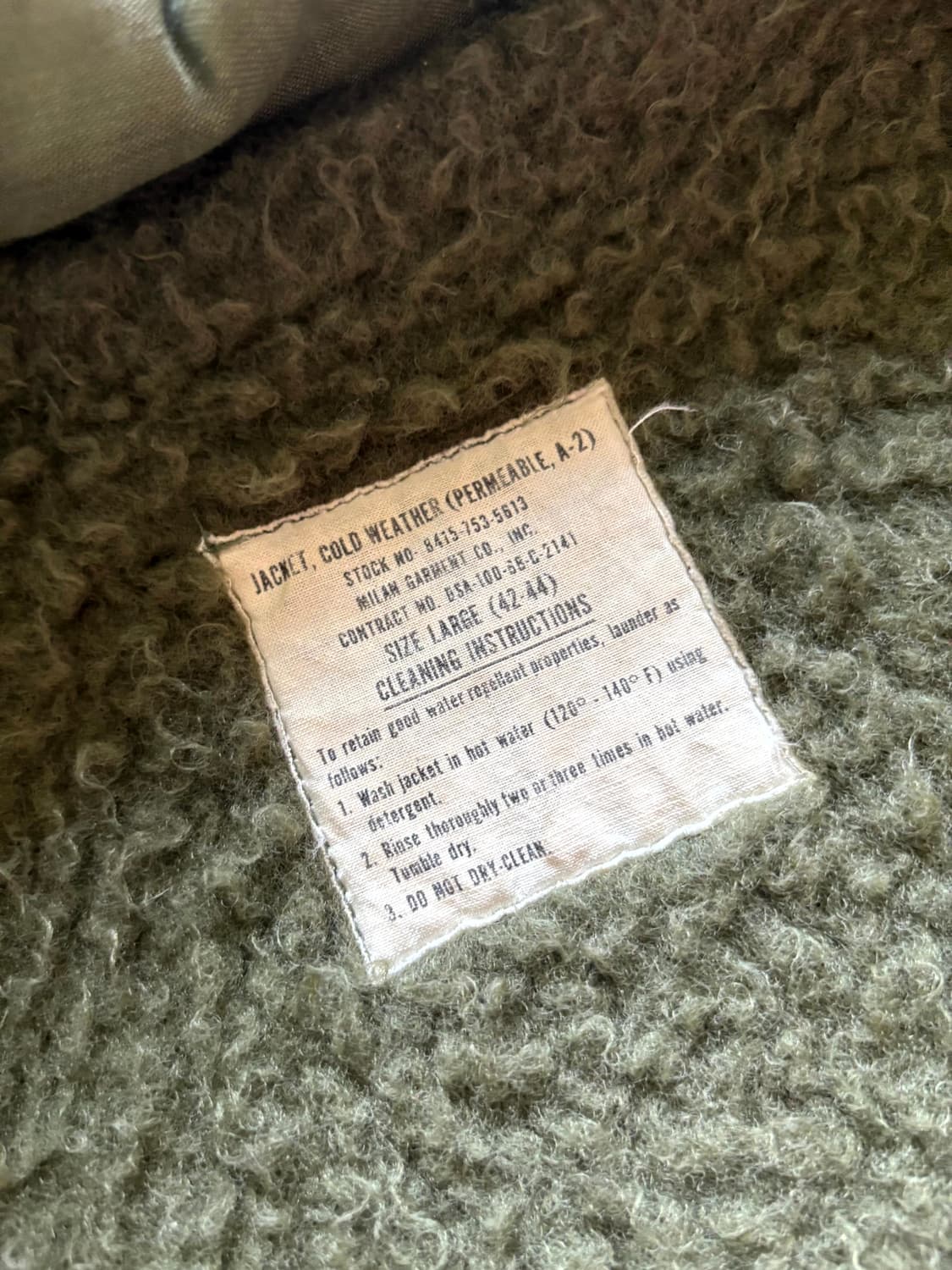 60's 미 해군 A-2 덱 자켓 L(105) 상품이미지9