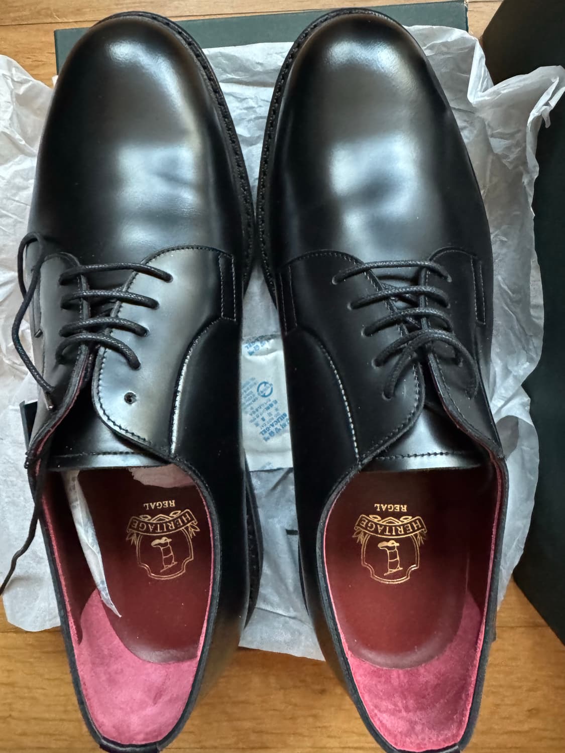 금강제화 헤리티지 리갈 플레인 더비 블랙 275 HEROXG5505F1 상품이미지1