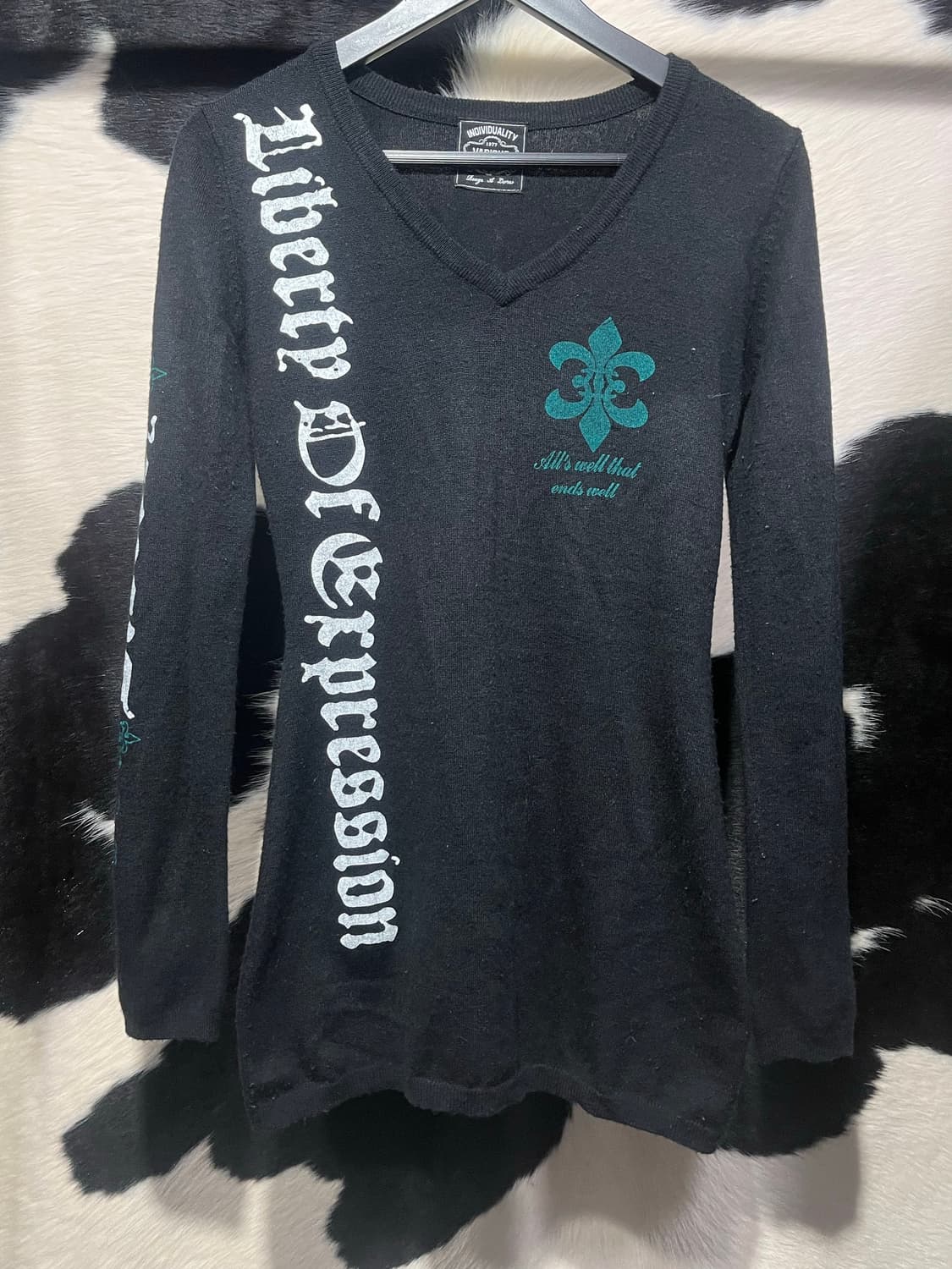 펑크 레터링 롱슬리브 상품이미지3