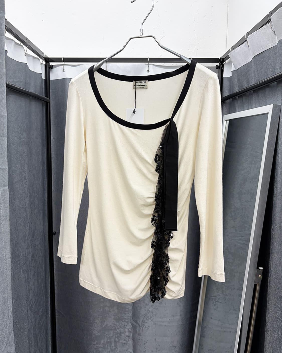 알베르타 페레티 세퀸 트리밍 롱슬리브 상품이미지1