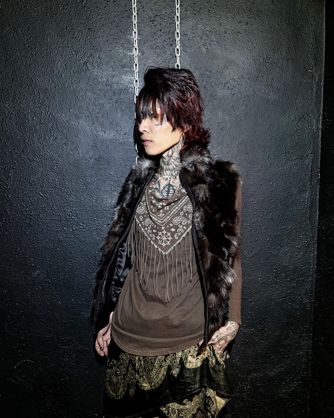 Fox Fur & Sheepskin Leather Vest 상품이미지2