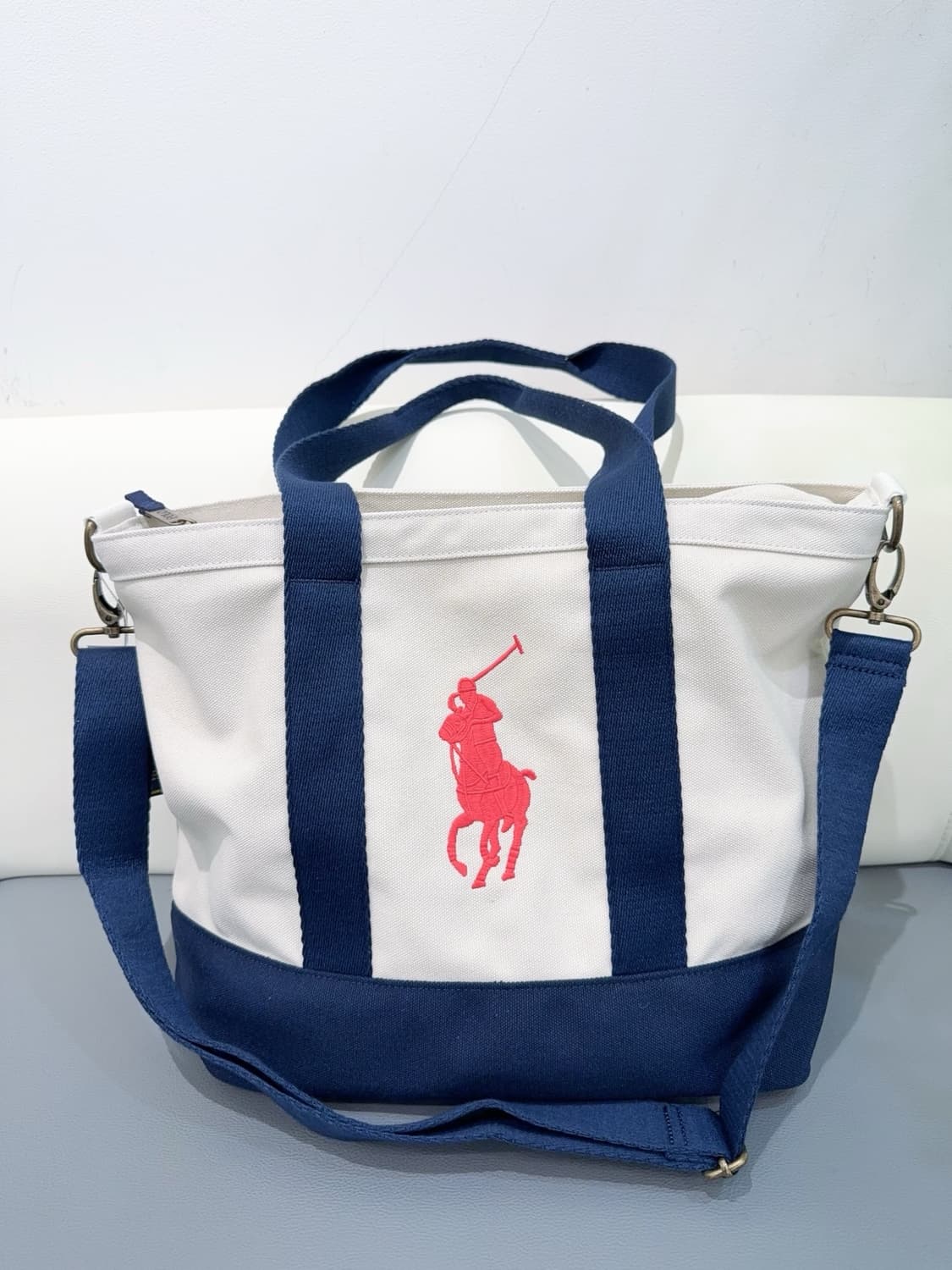 (새상품) 폴로랄프로렌 빅 포니 캔버스 토트백 상품이미지1