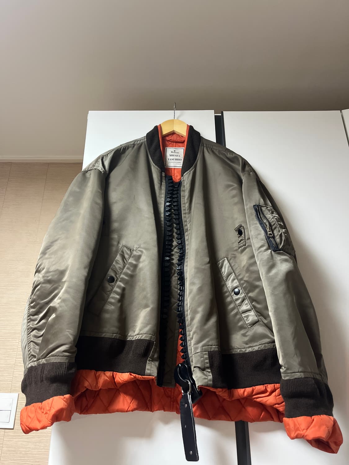 [48] 미하라 야스히로 빅지퍼 봄버 ma-1 상품이미지1