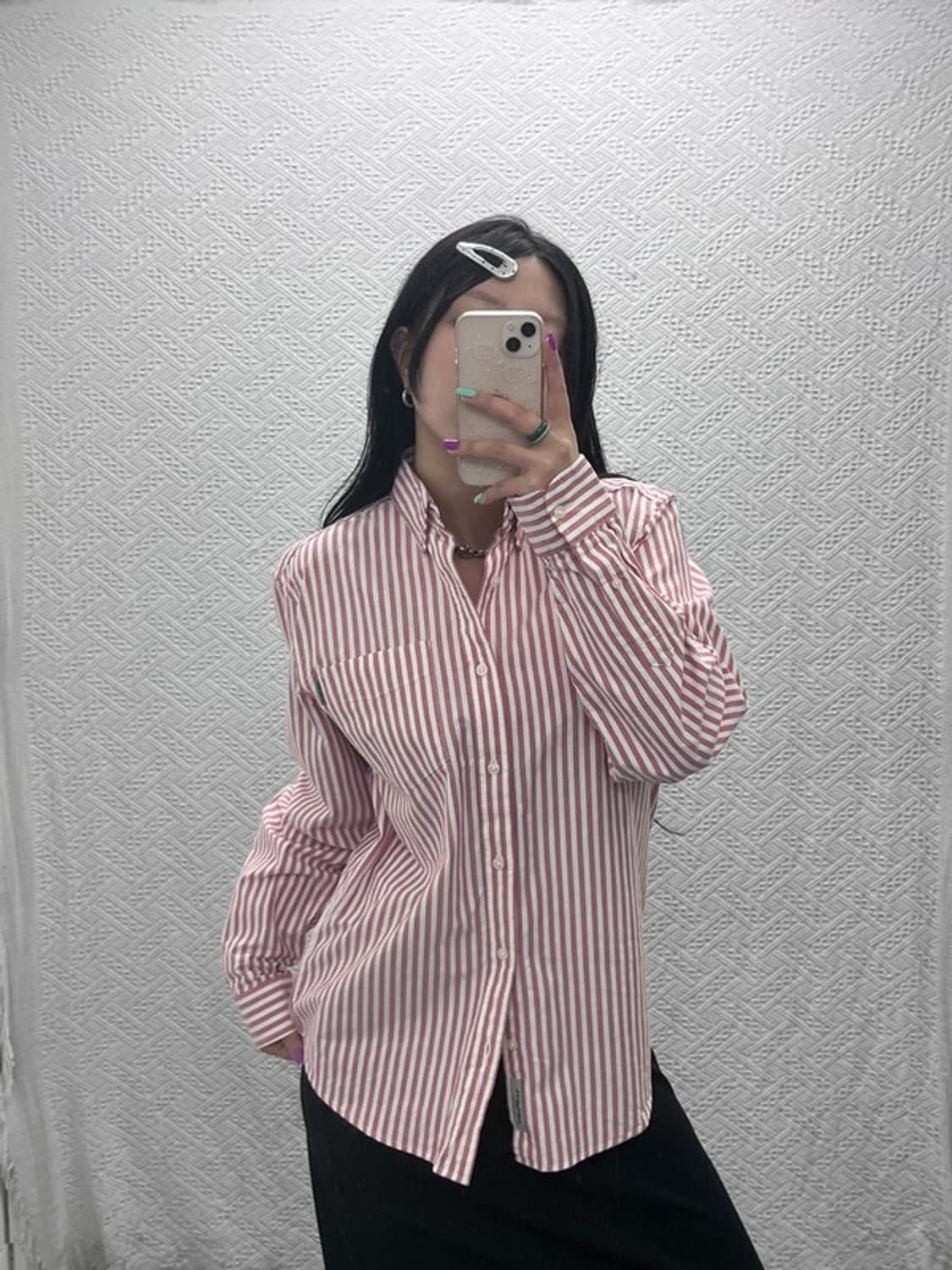 칼하트 00's 레트로 스트라이프 셔츠 S C07129 상품이미지1