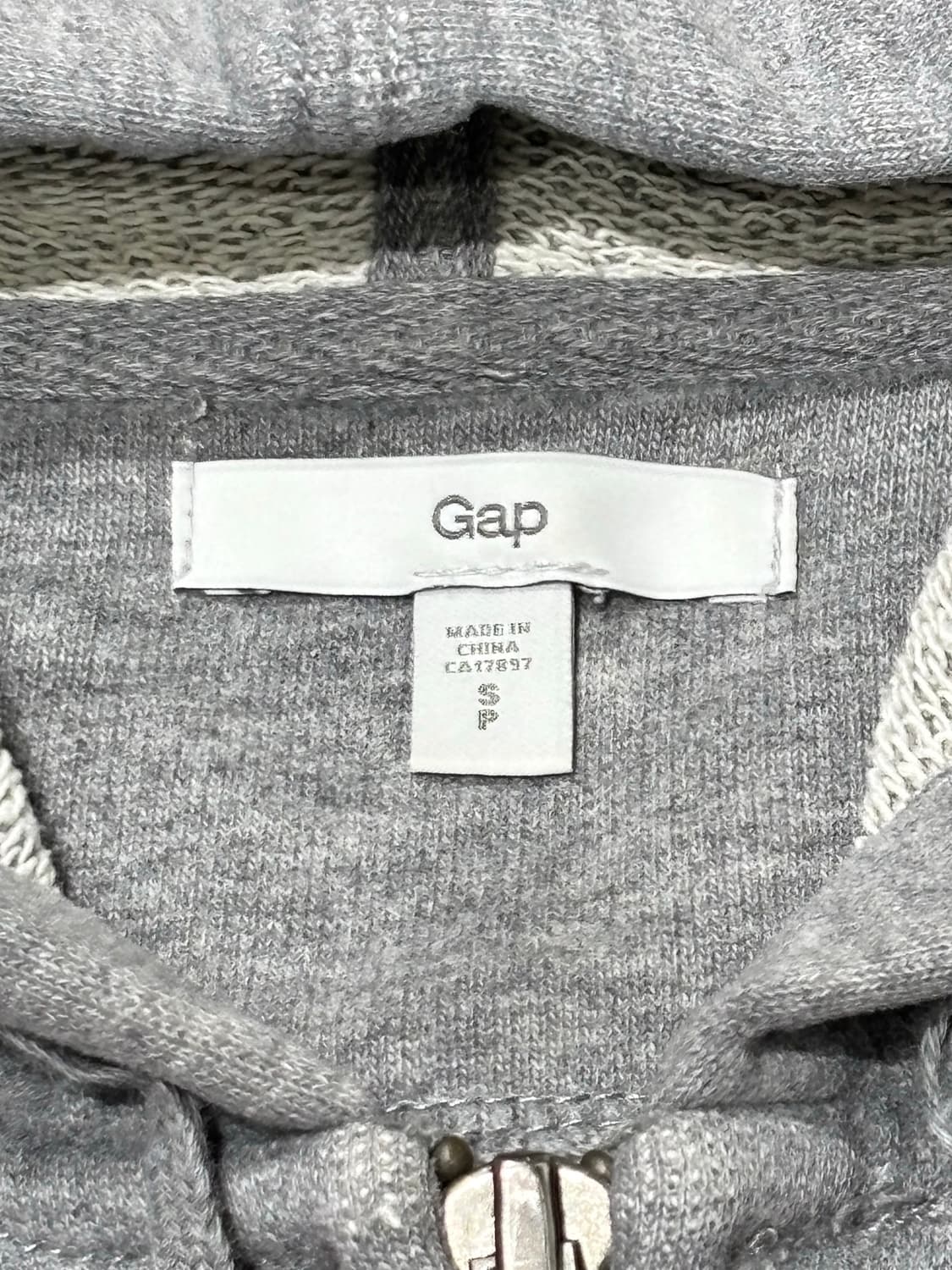 갭 그레이 빅로고 후드집업 상품이미지6