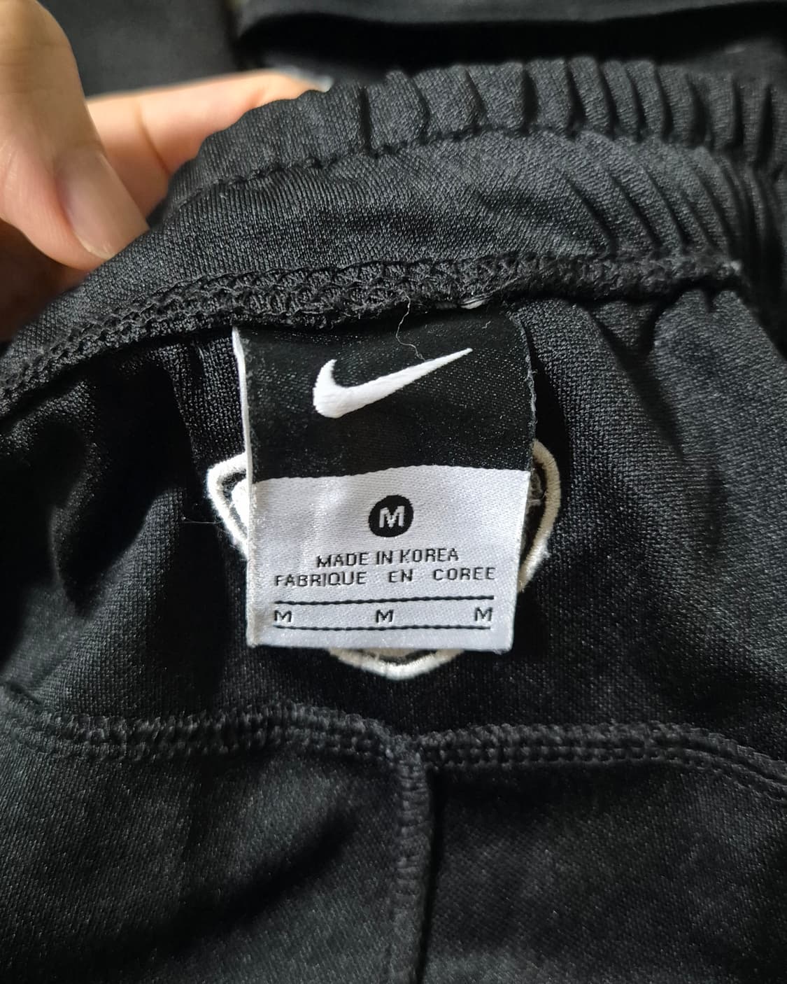 나이키 스우시 트랙팬츠 M 블랙 상품이미지5