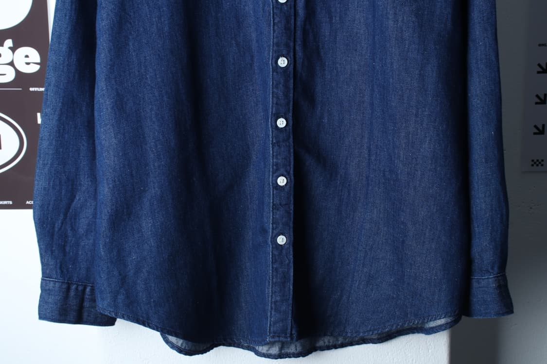 (S-XL) 리바이스 셔츠 남방 데님 청 무지 아메카지-H32499 상품이미지4