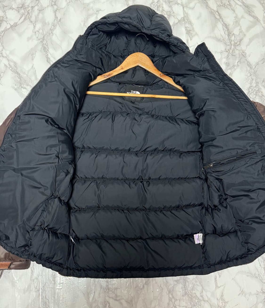 노스페이스 700 눕시 브라운 패딩 자켓 상품이미지5