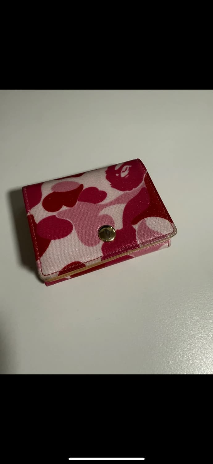베이프 ABC 카모 지갑 핑크 상품이미지2