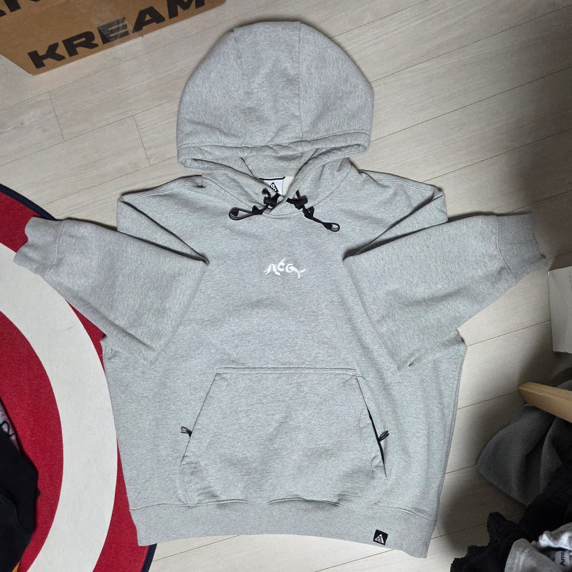 [asia L] 나이키 NRG ACG GPX 돌핀 후드 그레이 헤더 상품이미지2