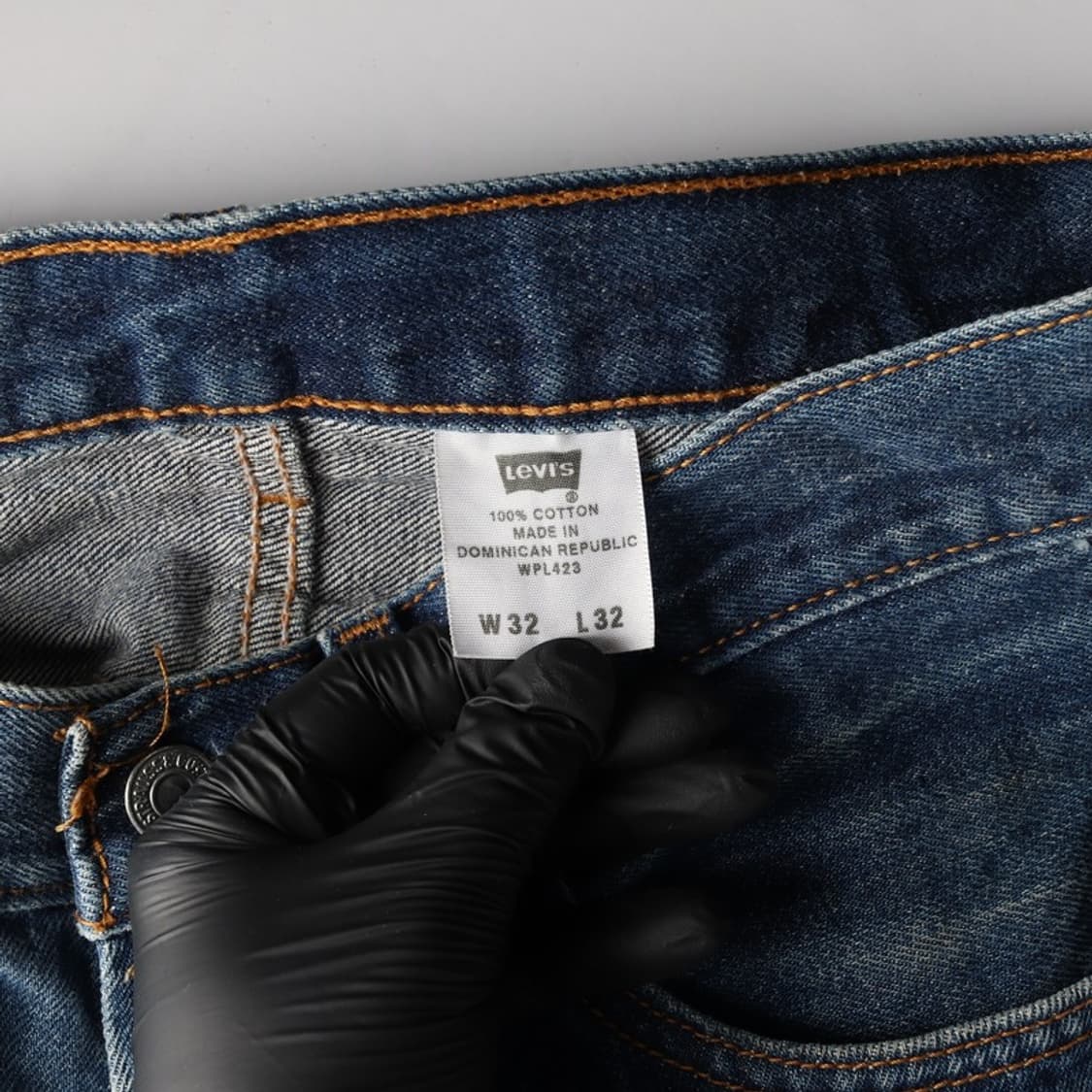 리바이스 501 오리지널 스트레이트핏 중청 데님 팬츠 32 상품이미지6