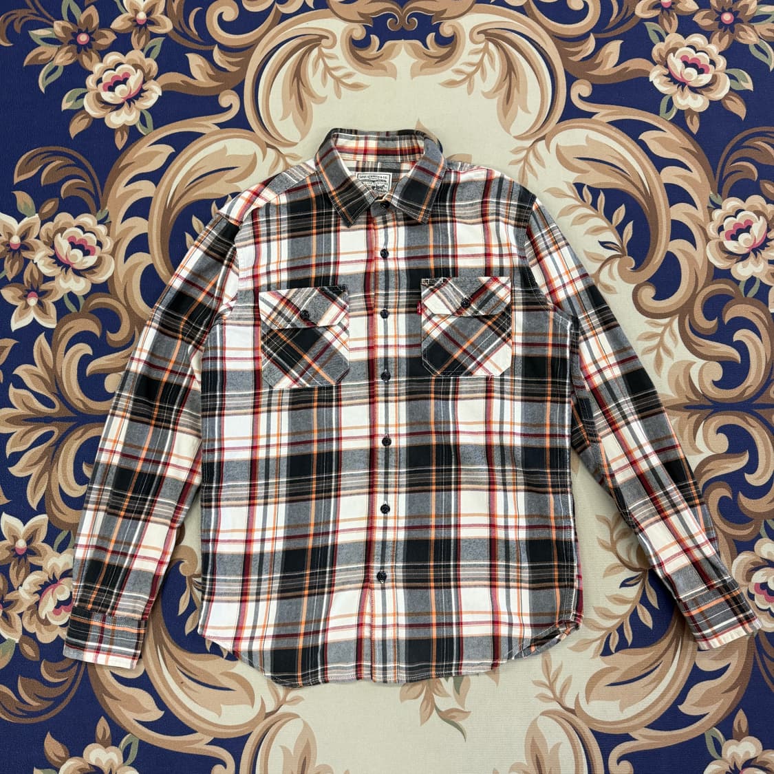 (L)리바이스 Levis 플란넬 체크 셔츠 상품이미지1