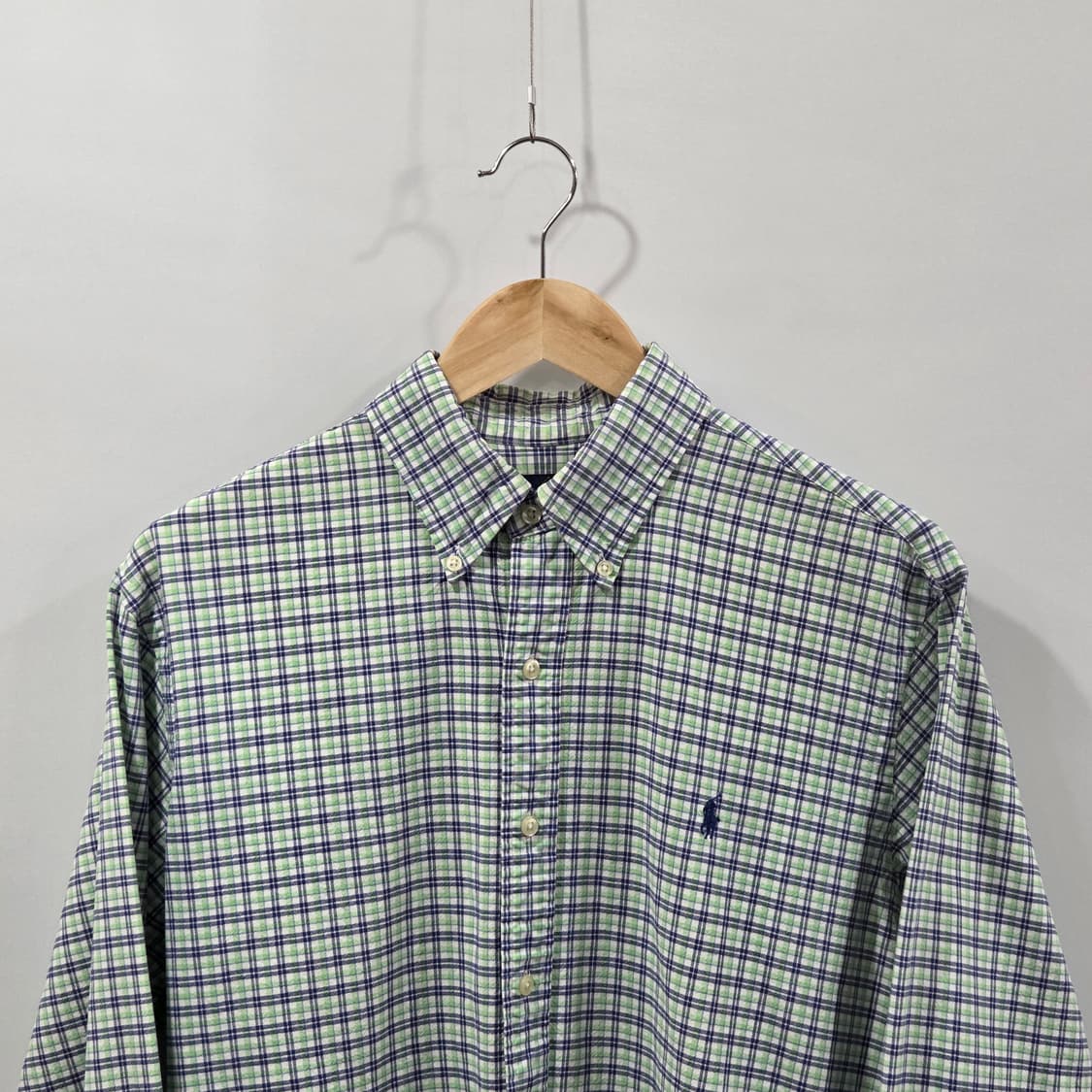 폴로랄프로렌 버튼다운 체크셔츠 L 상품이미지2