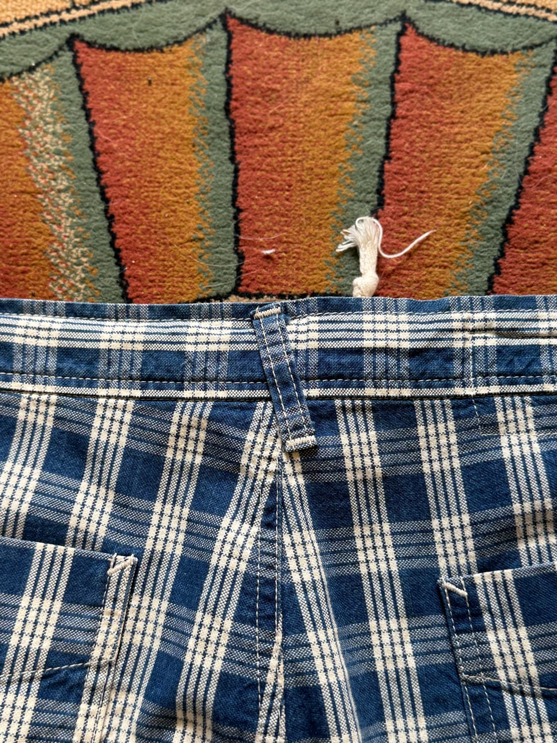 Porter Classic 팔라카 팔라카 체크 패턴 쇼트 팬츠 상품이미지8