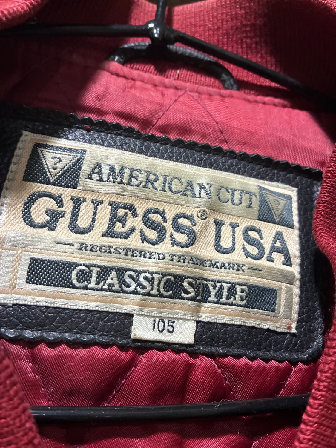 90s Guess 게스 패치워크 바시티  상품이미지6