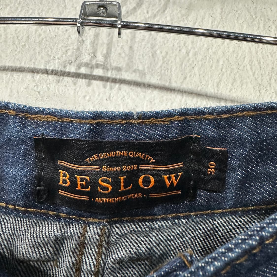 비슬로우 투턱 셀비지 데님 청바지 30 상품이미지4