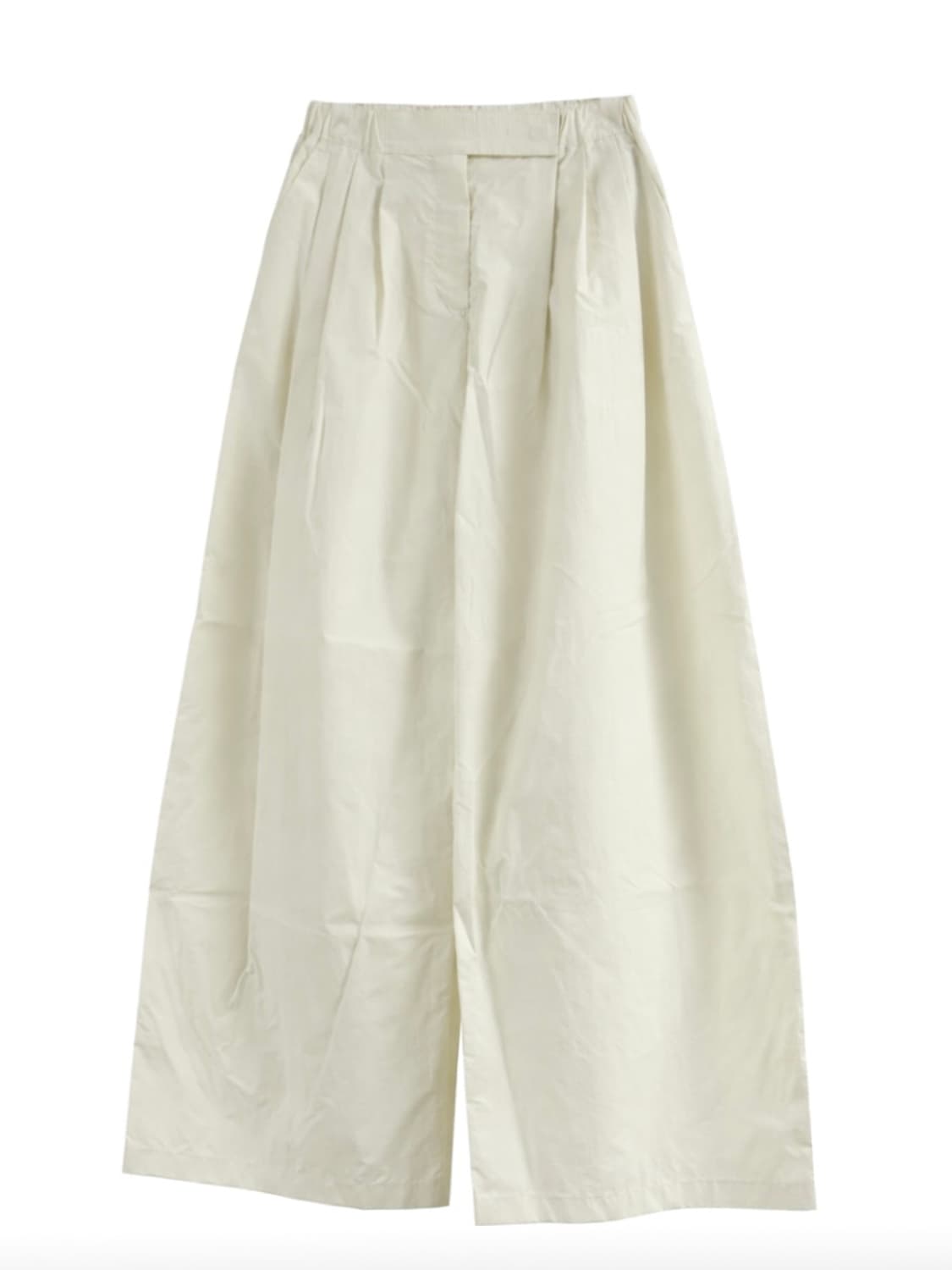 아모멘토 쓰리턱 밴딩 팬츠 아이보리 상품이미지2