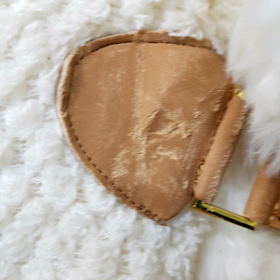 CECIL McBEE 후리스 더플 후드 코트 아이보리 상품이미지3