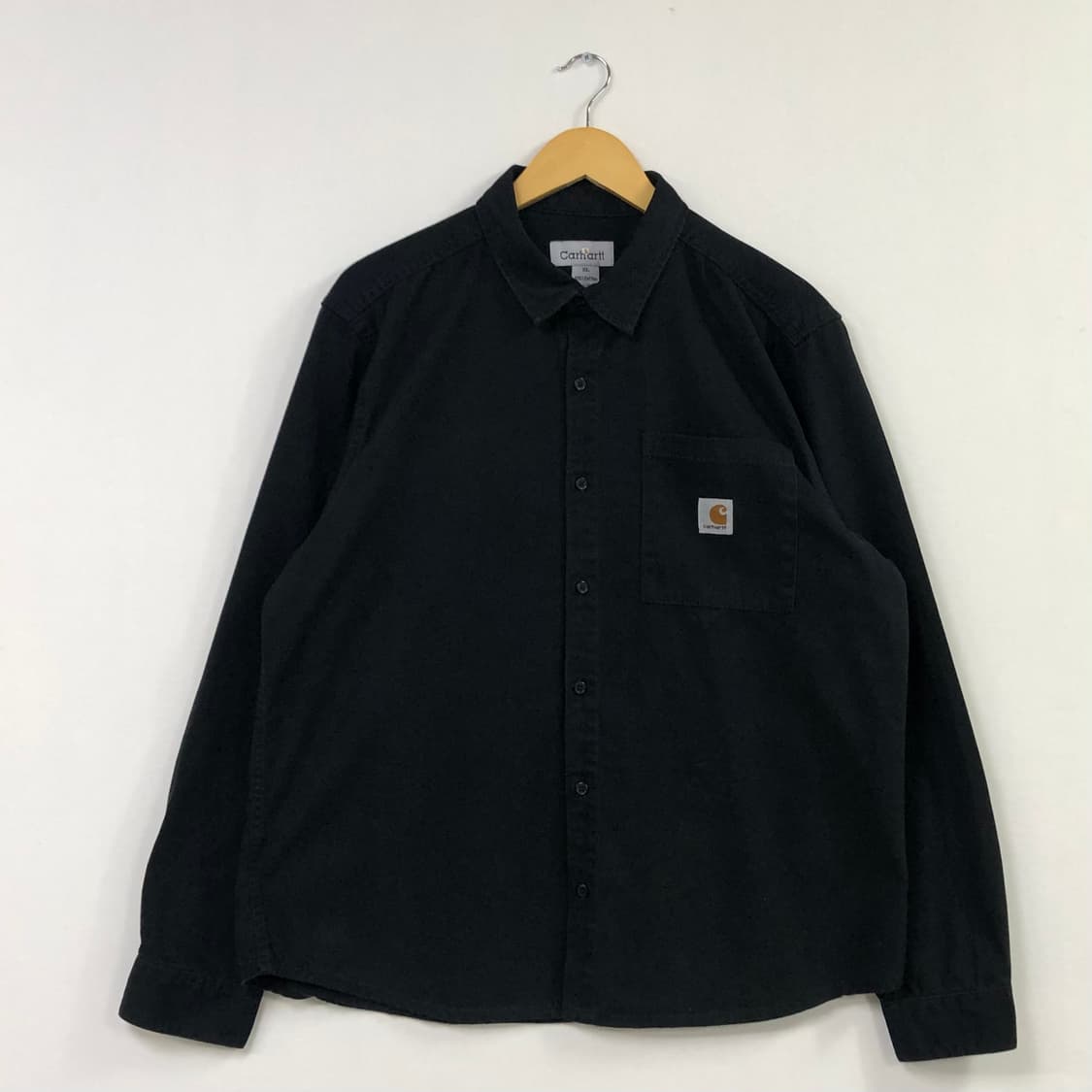 XL 칼하트 블랙 워크 셔츠 상품이미지2