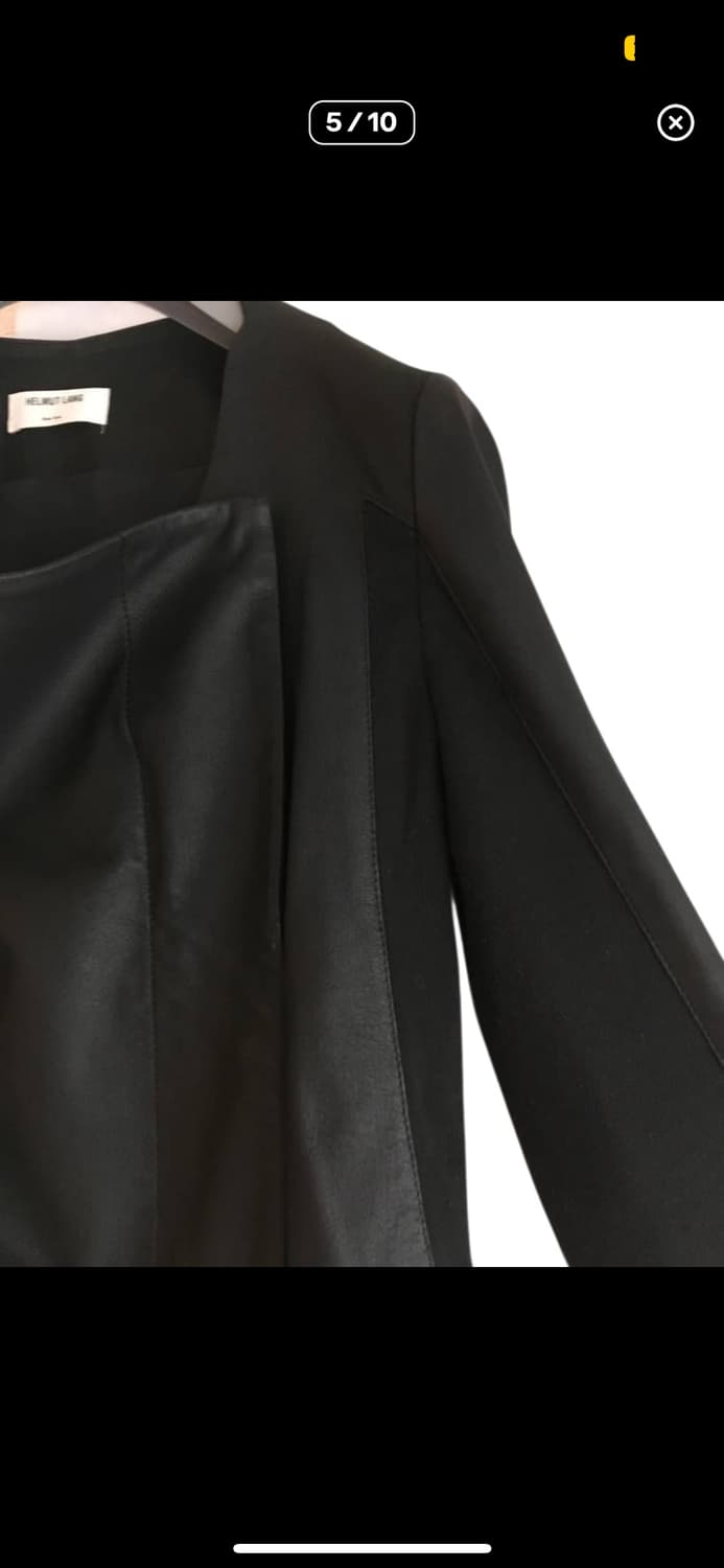 헬무트랭 레이디스 램스킨 라이더 자켓 상품이미지5