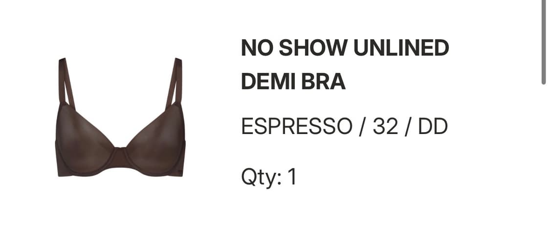 스킴스 SKIMS NO SHOW UNLINED DEMI BRA 상품이미지2