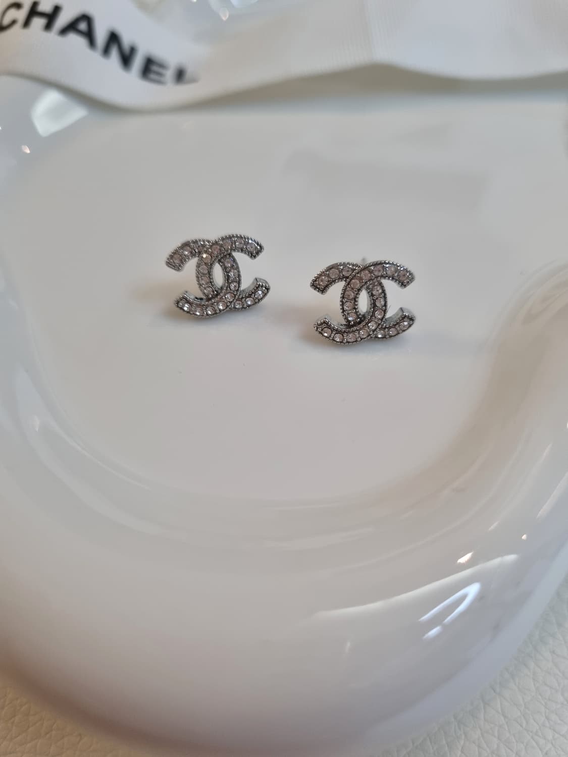 샤넬 실버보석CC 귀걸이 실버 업사이클링 상품이미지5
