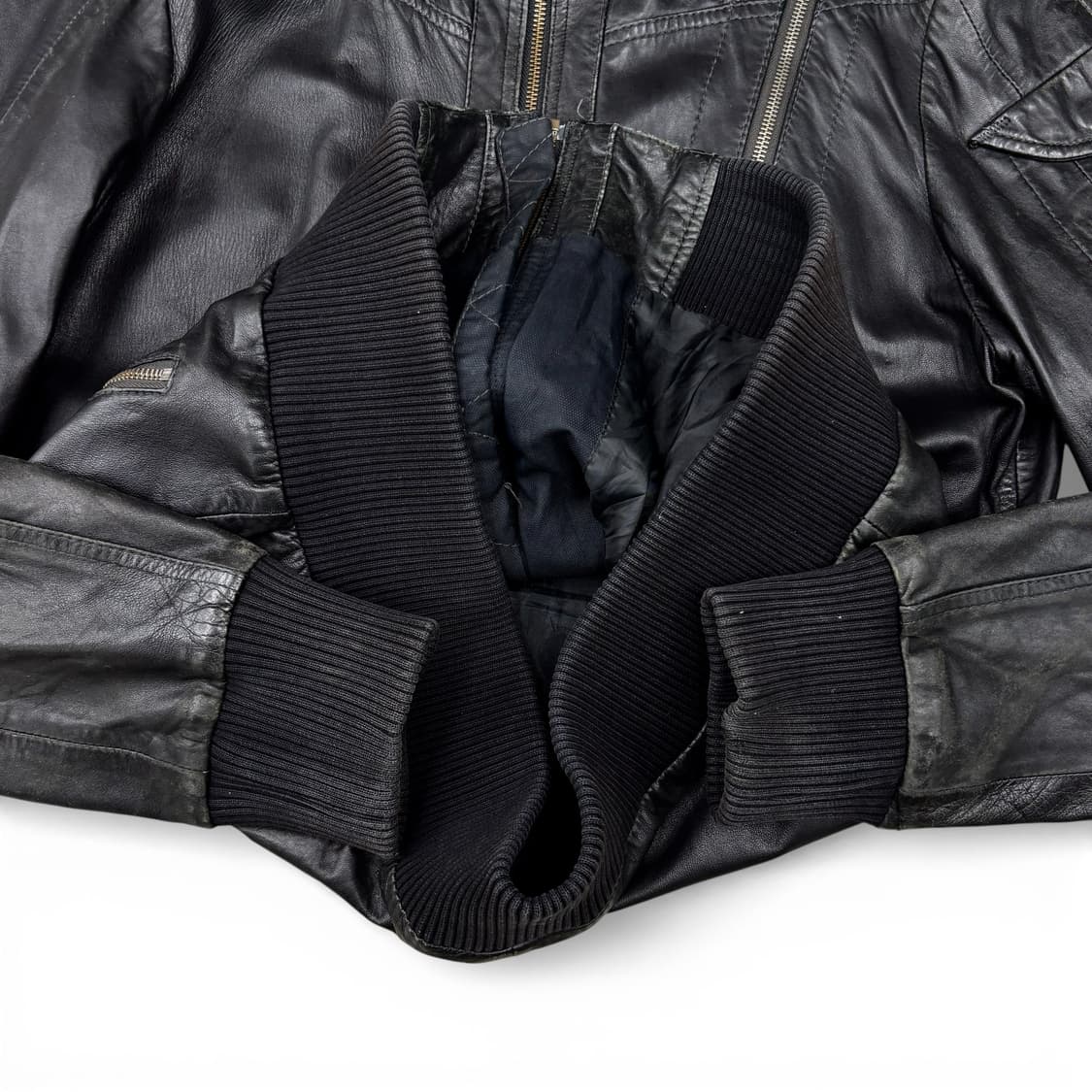 지스타 로우 New Macc 레더 봄버 자켓 상품이미지8