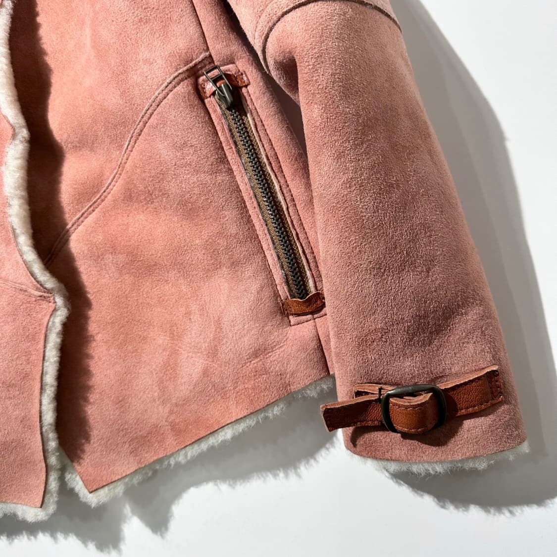 아비렉스 시어링 무스탕 후드 자켓 상품이미지8