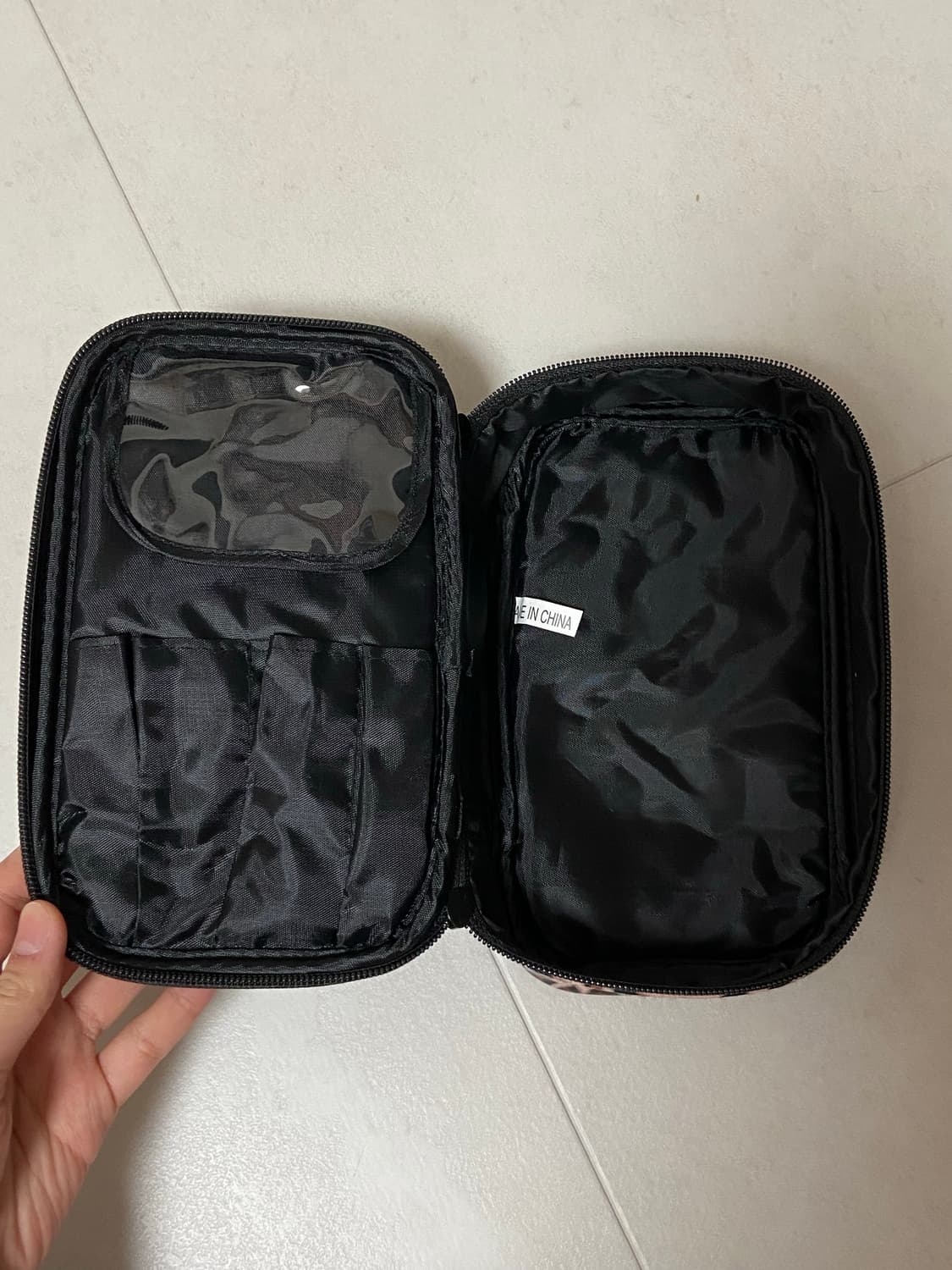 빈티지 라떼히메오네갸루 화장품 호피 파우치 상품이미지5