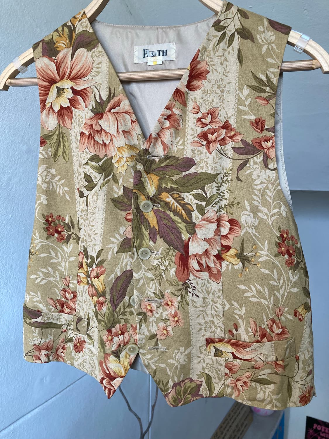 KEITH 플라워패턴 실크 베스트 상품이미지3