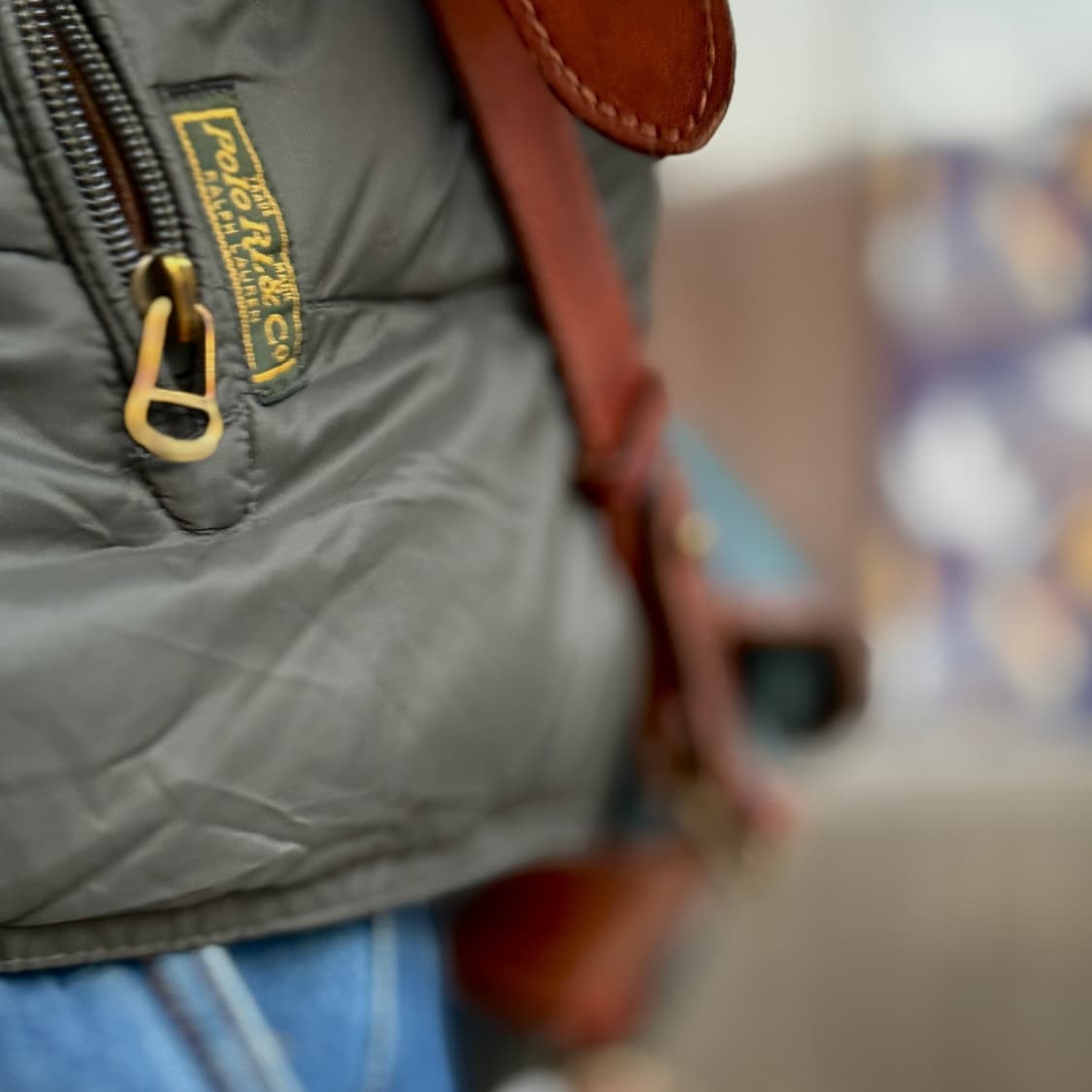 폴로 랄프로렌 라이트웨이트 다운 패디드 자켓 M 상품이미지10