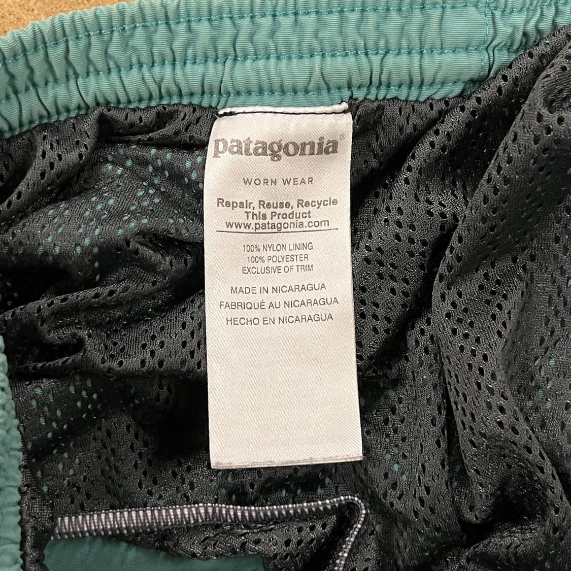 [정품/M] 파타고니아 반바지 민트색 b12 상품이미지5