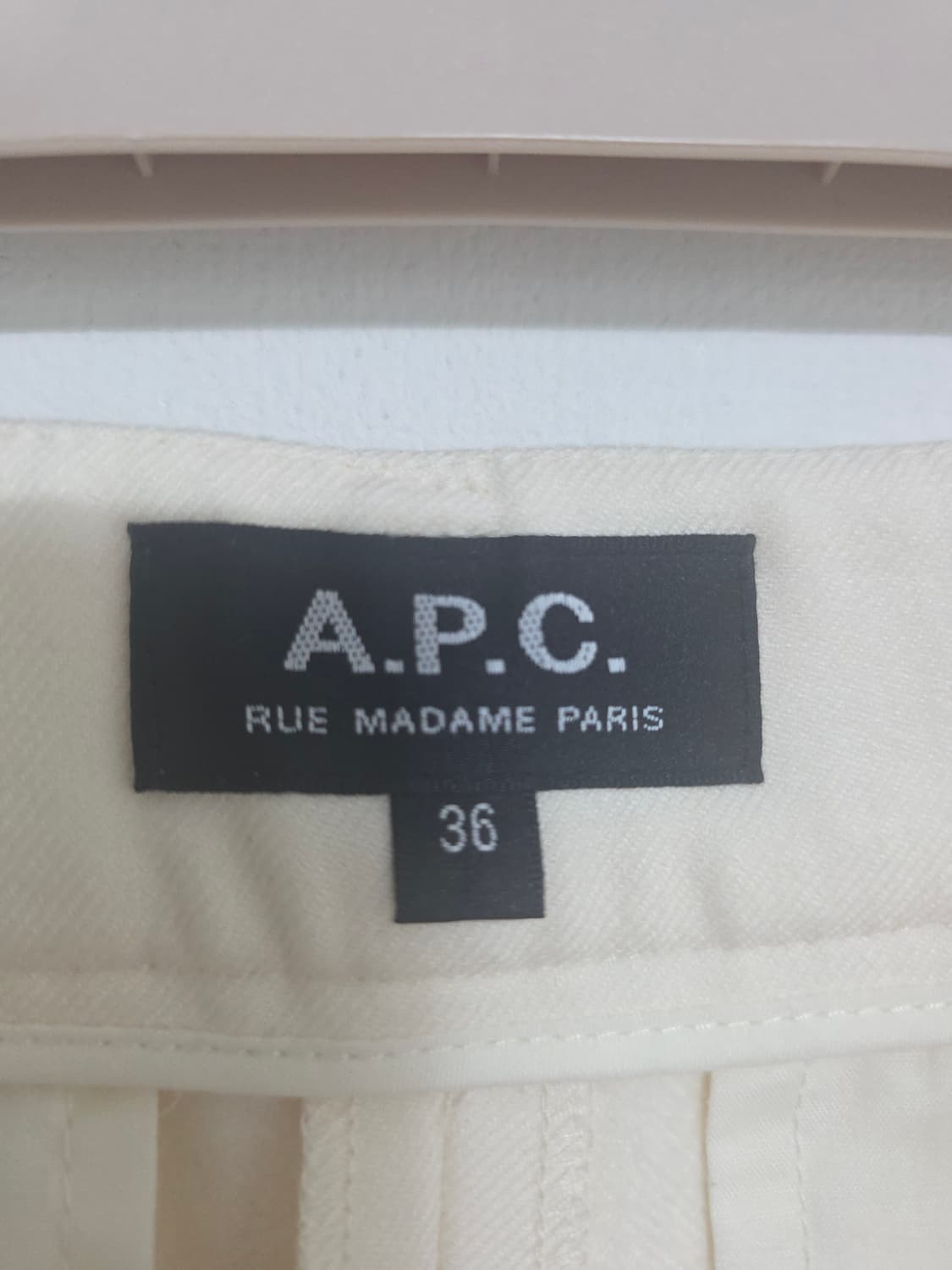 아페쎄 A.P.C 아이보리 슬랙스 팬츠 36 상품이미지3