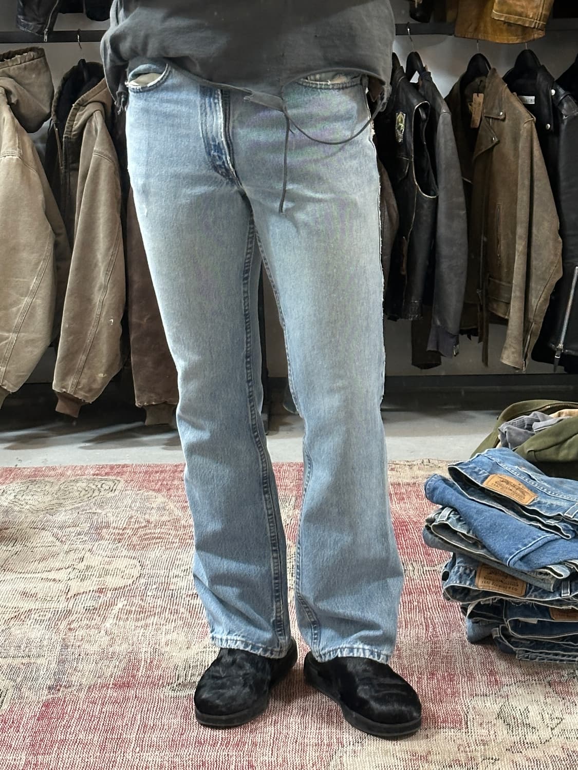 90's USA Made 리바이스 517 부츠컷 플레어진 상품이미지3