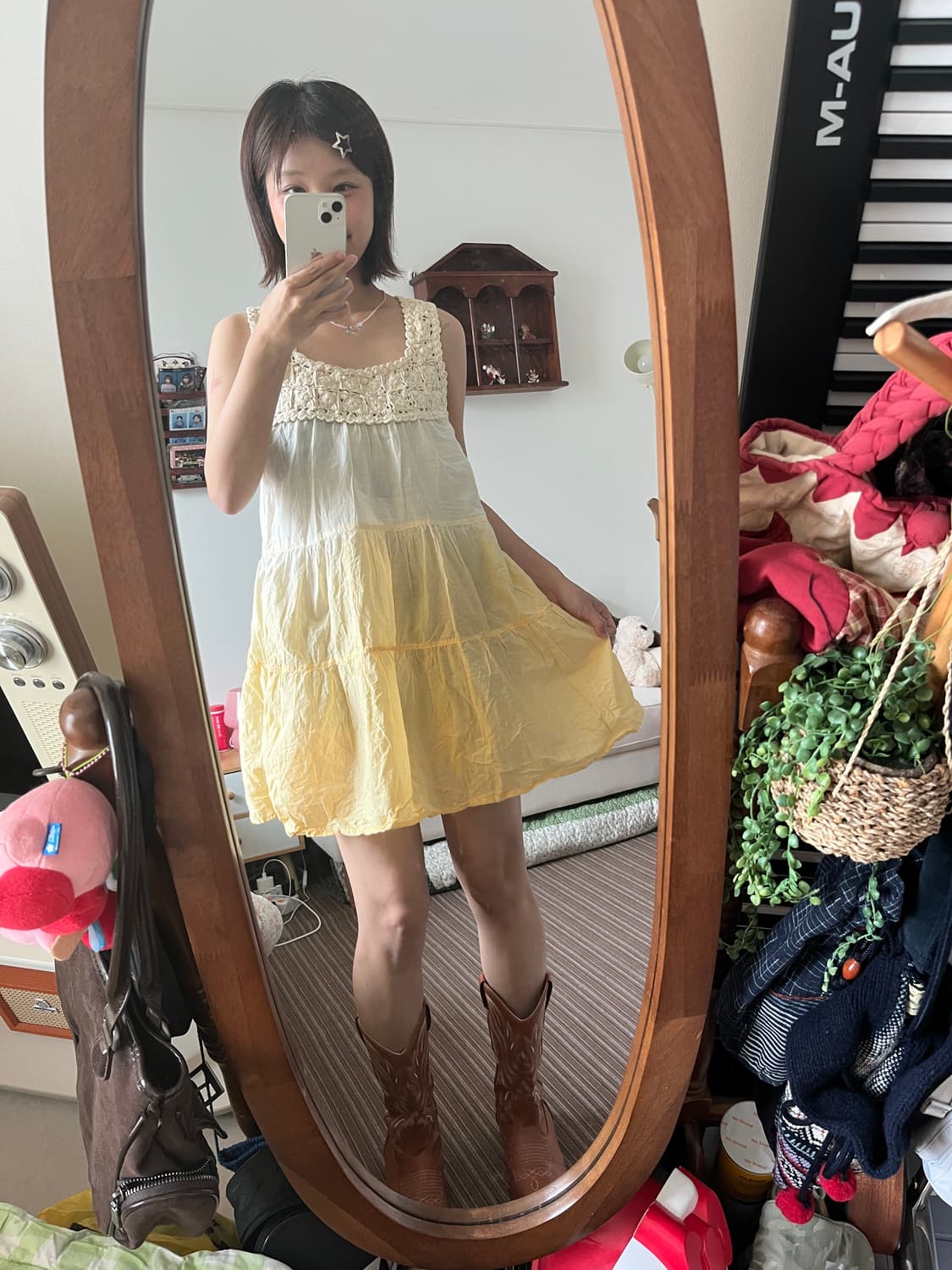 개나리 빈티지 모리걸 원피스🌼 상품이미지2