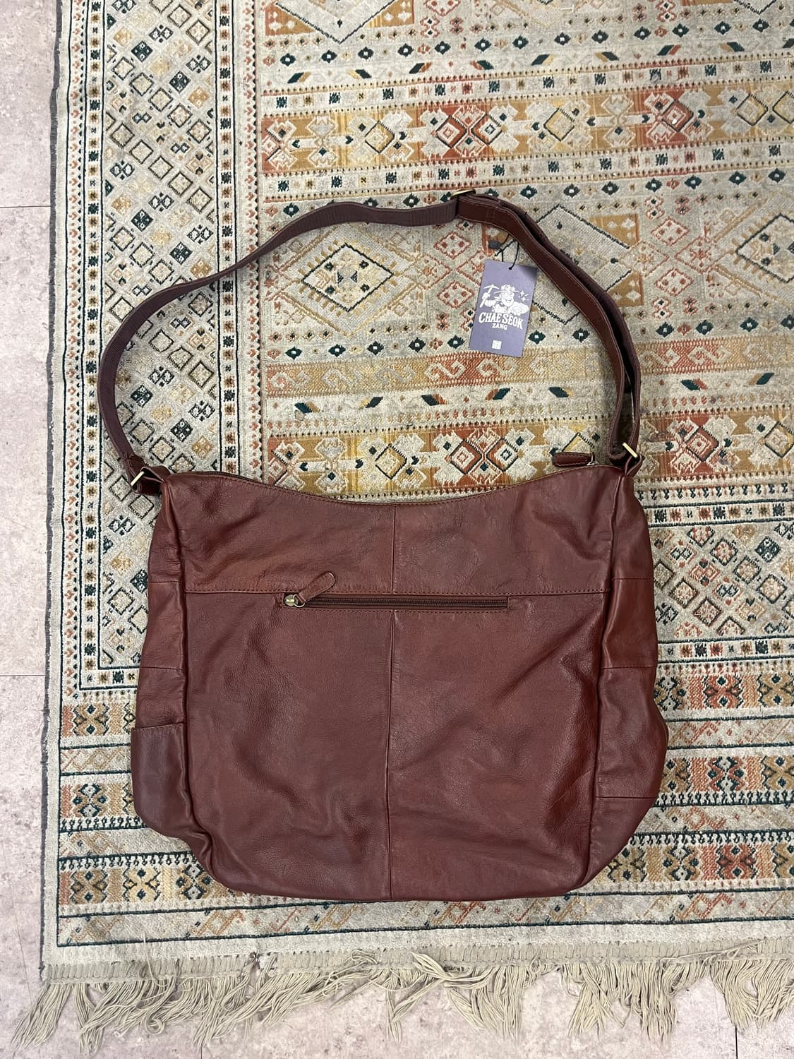 빈티지 레더백 브라운 #csz2853 상품이미지2