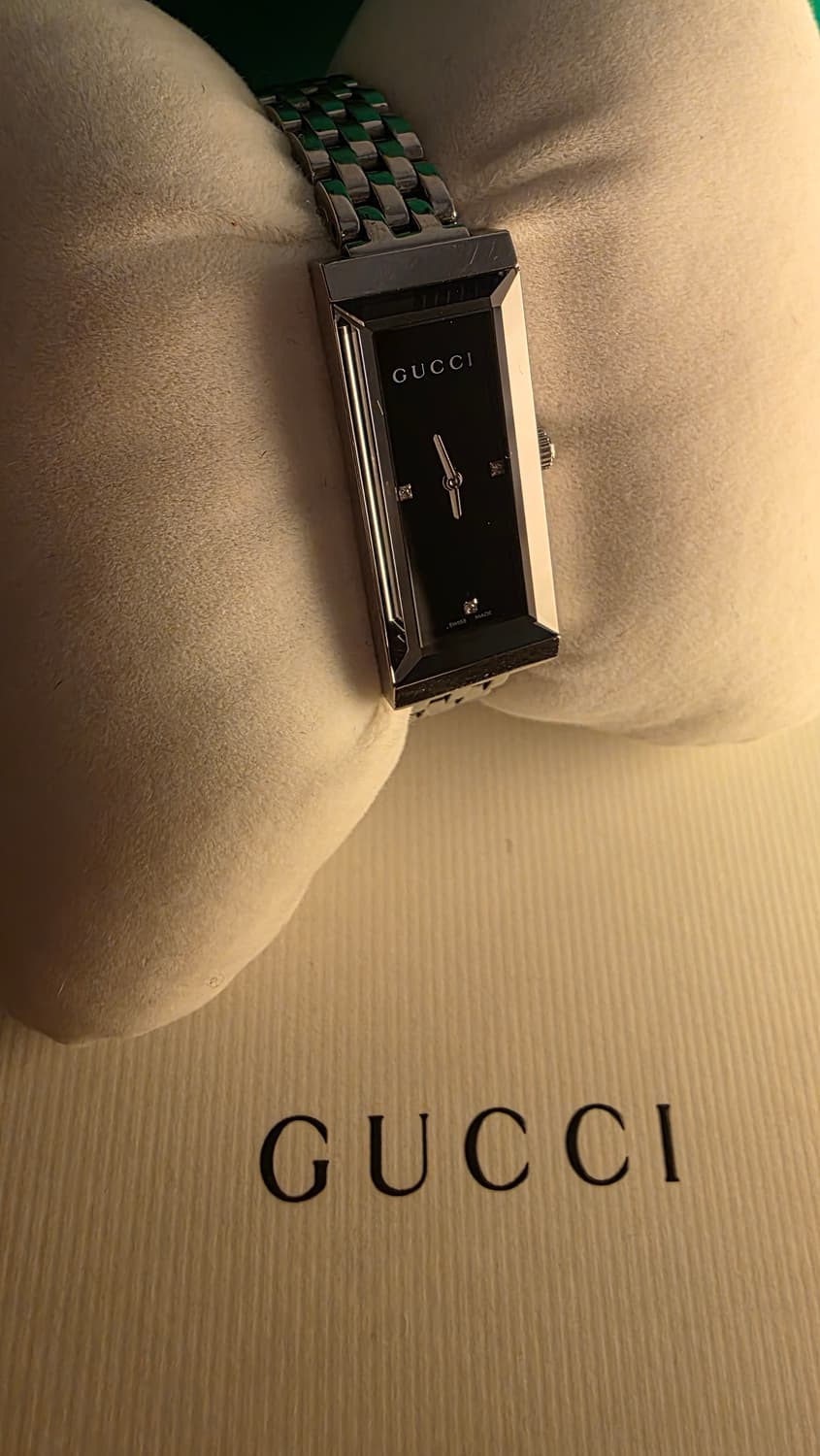 [풀구성]구찌 크리스탈 스퀘어 시계 상품이미지2