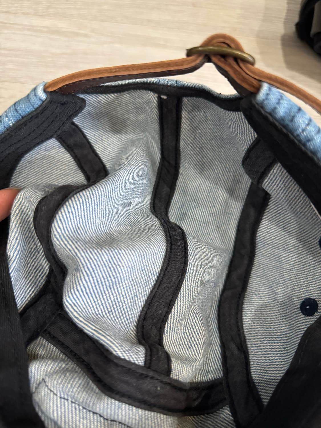 슈프림 워시드 치노 트윌 캡모자 데님 상품이미지3