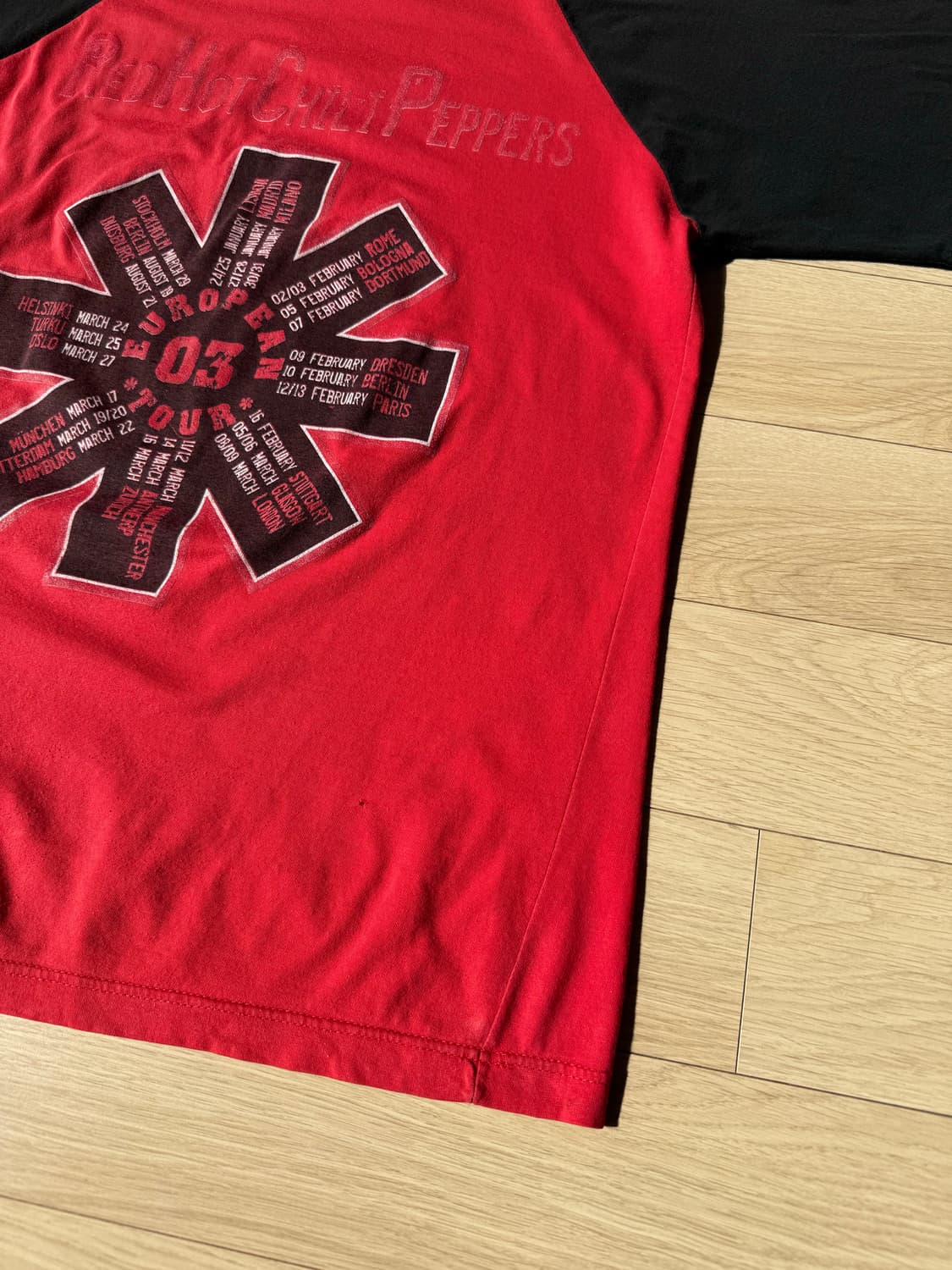 레드핫칠리페퍼스 2003‘s 유럽 투어 티셔츠 상품이미지9