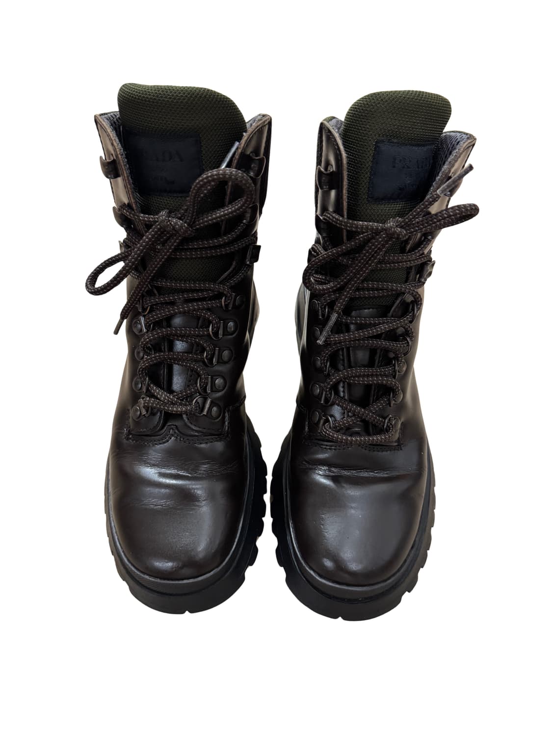 프라다 Y2K 스타일 컴뱃 부츠 상품이미지3