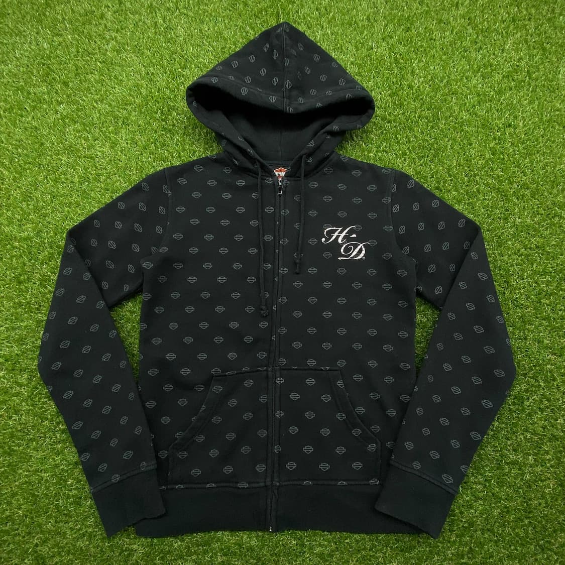 미국빈티지 할리데이비슨 여자 후드티 상품이미지1