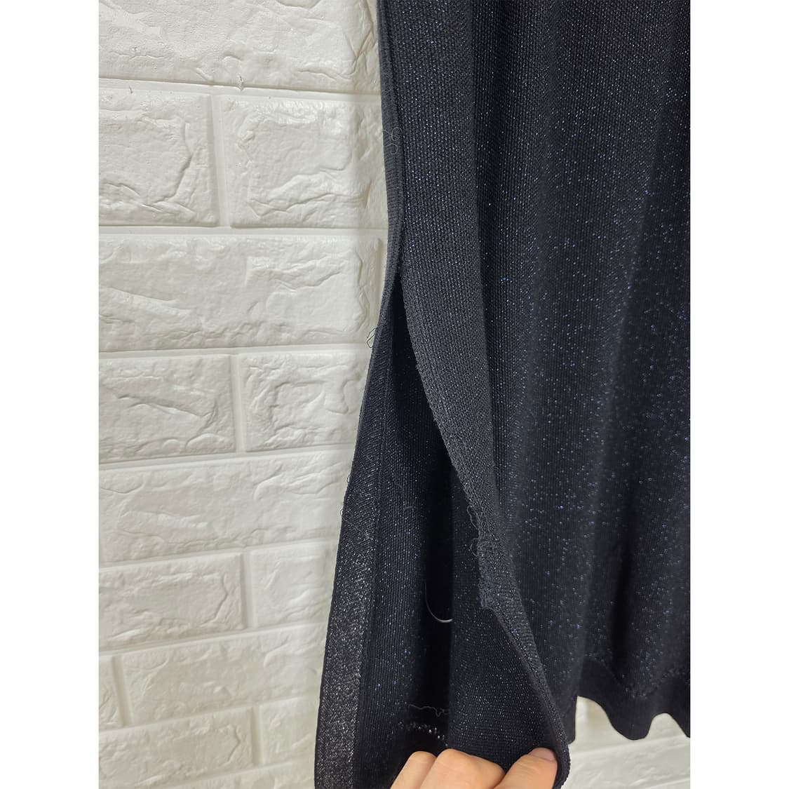 택포) 26인치 22s 한섬 오즈세컨 블랙 옆트임 스커트 상품이미지3