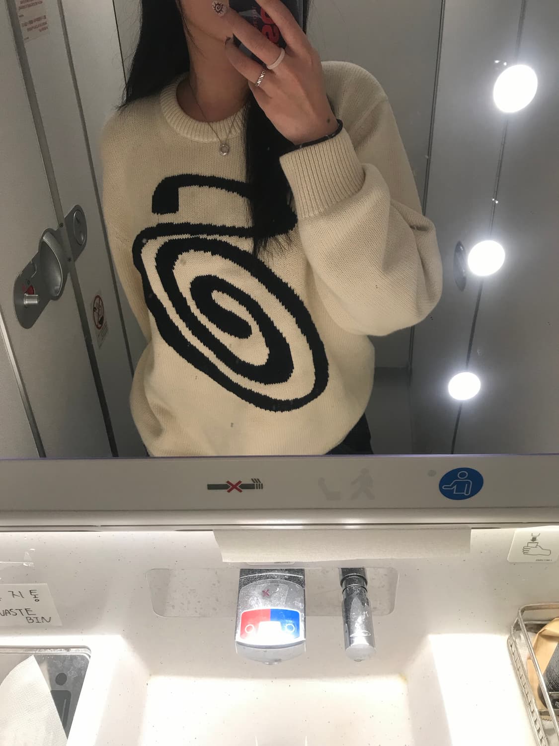 스투시 컬리 S 스웨터 내츄럴 상품이미지2