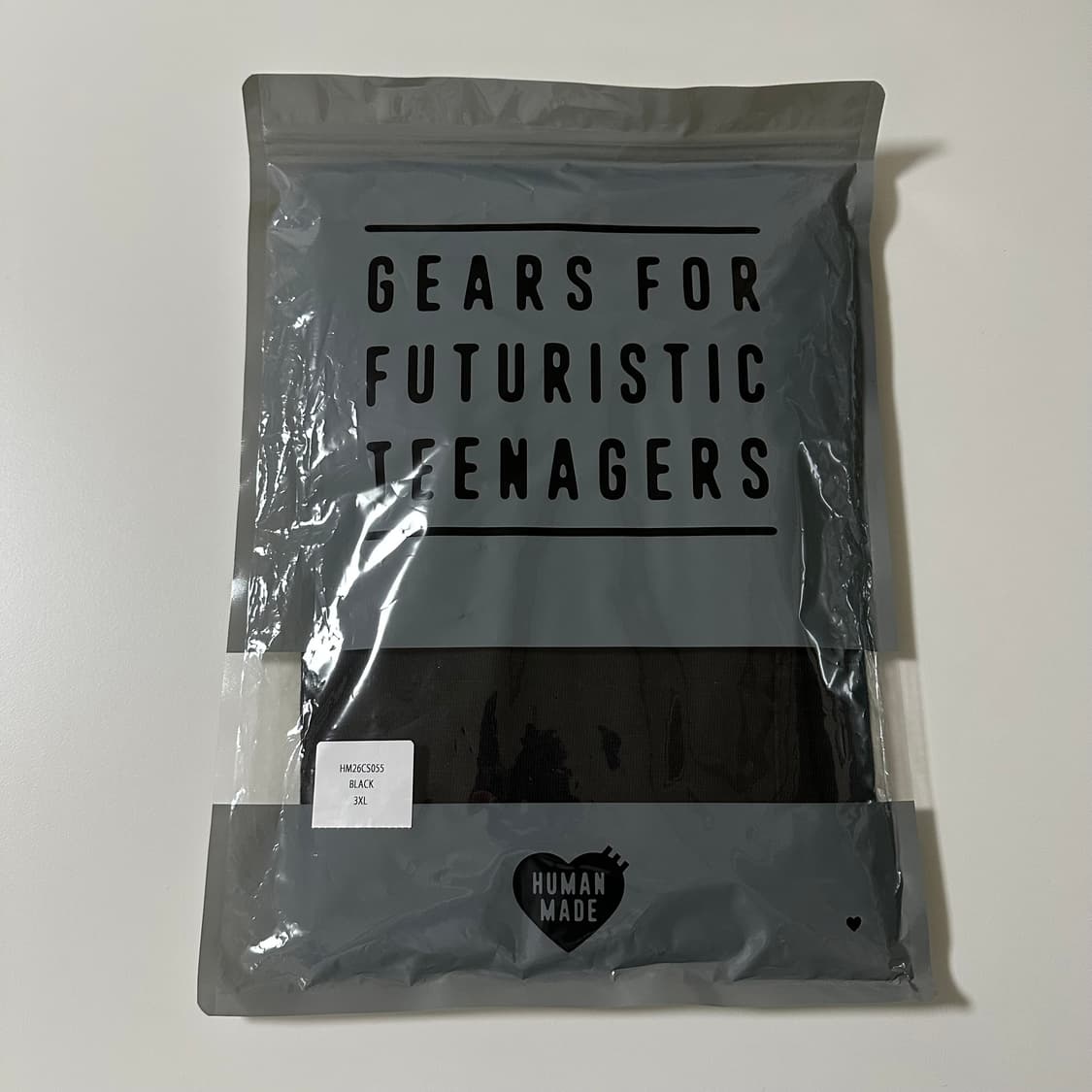 휴먼 메이드 시부야 파르코 한정 포켓 티셔츠 블랙 상품이미지3