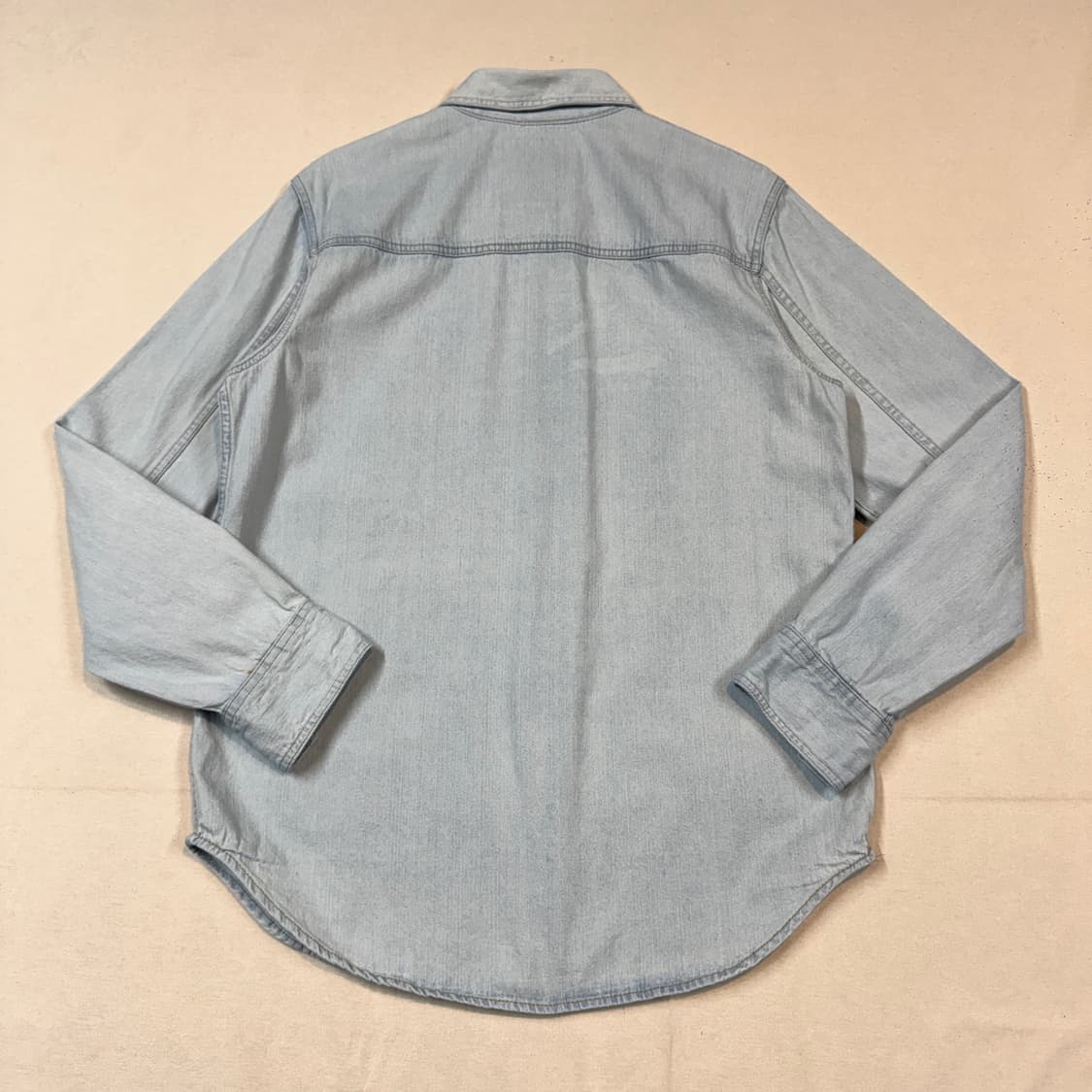 M) 리바이스 투포켓 워크 데님 셔츠 자켓 T버튼 타입 L85 상품이미지5
