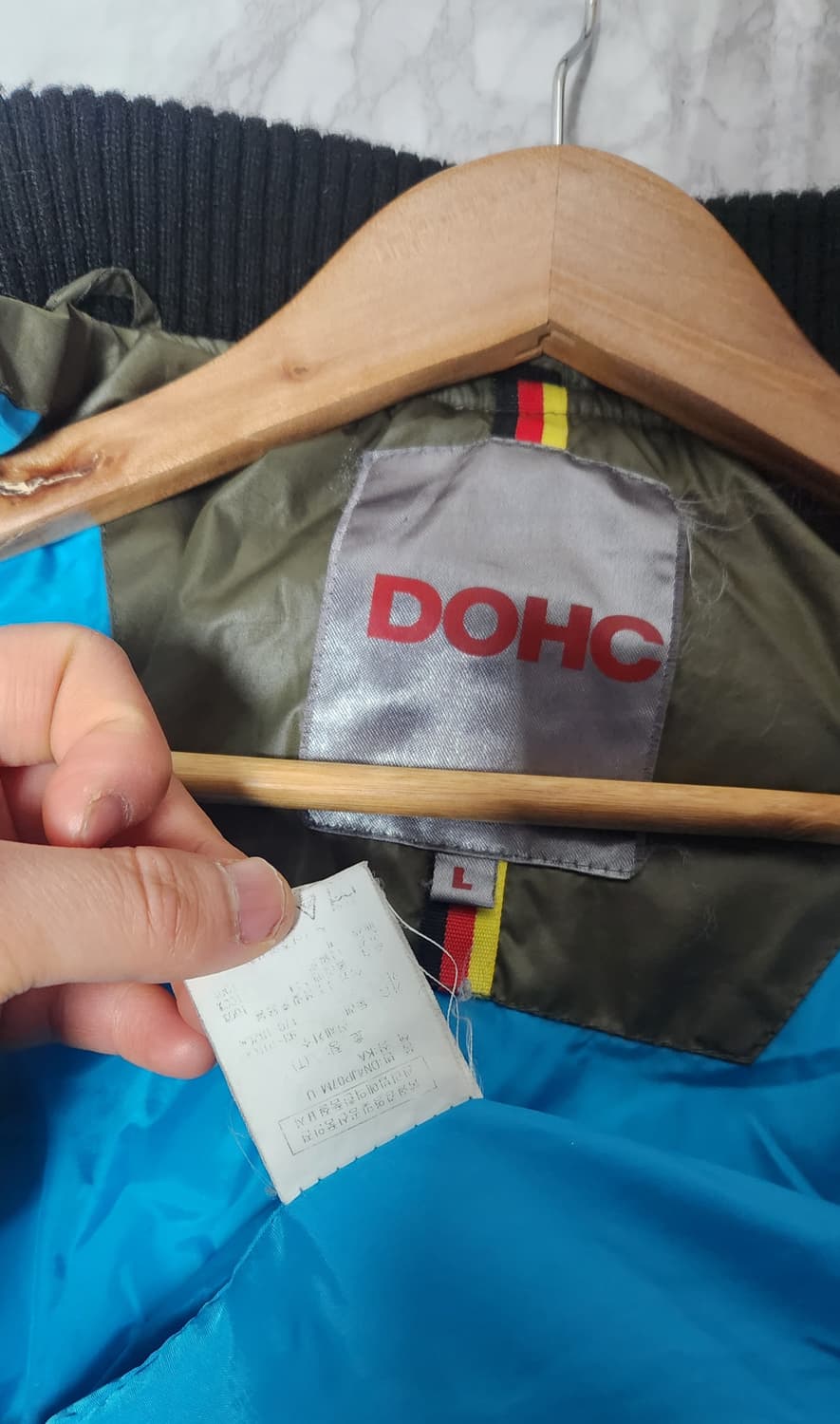 대장 빈티지 dohc 패치 디테일 카키 패딩 MA-1 상품이미지7