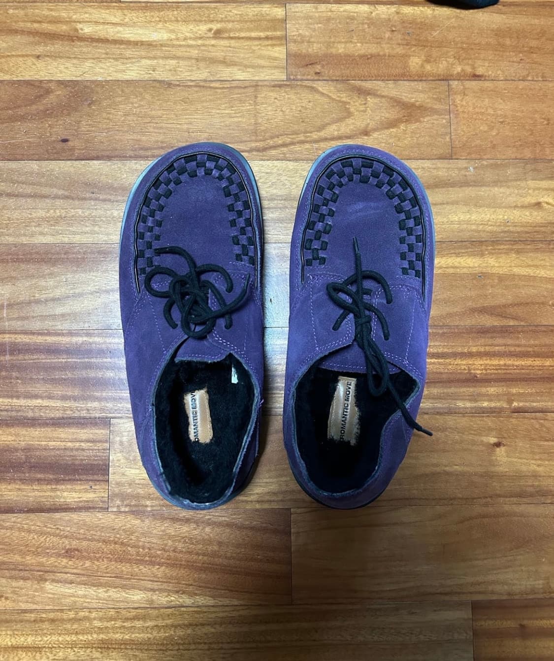 로맨틱무브 퍼플 보위 슈즈 X 패플서 270 2회착 상품이미지1