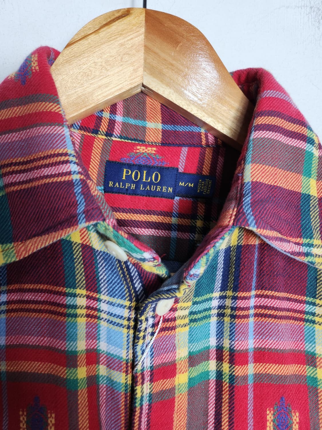 M 폴로 랄프로렌 나바호 패턴 체크 셔츠 상품이미지3