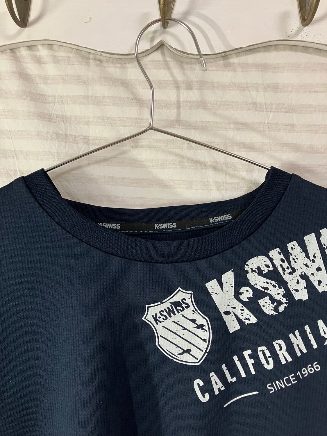 빈티지 네이비 케이스위스 기능 반팔 1022 y2k 스트릿 갸루 펑키 일 상품이미지5