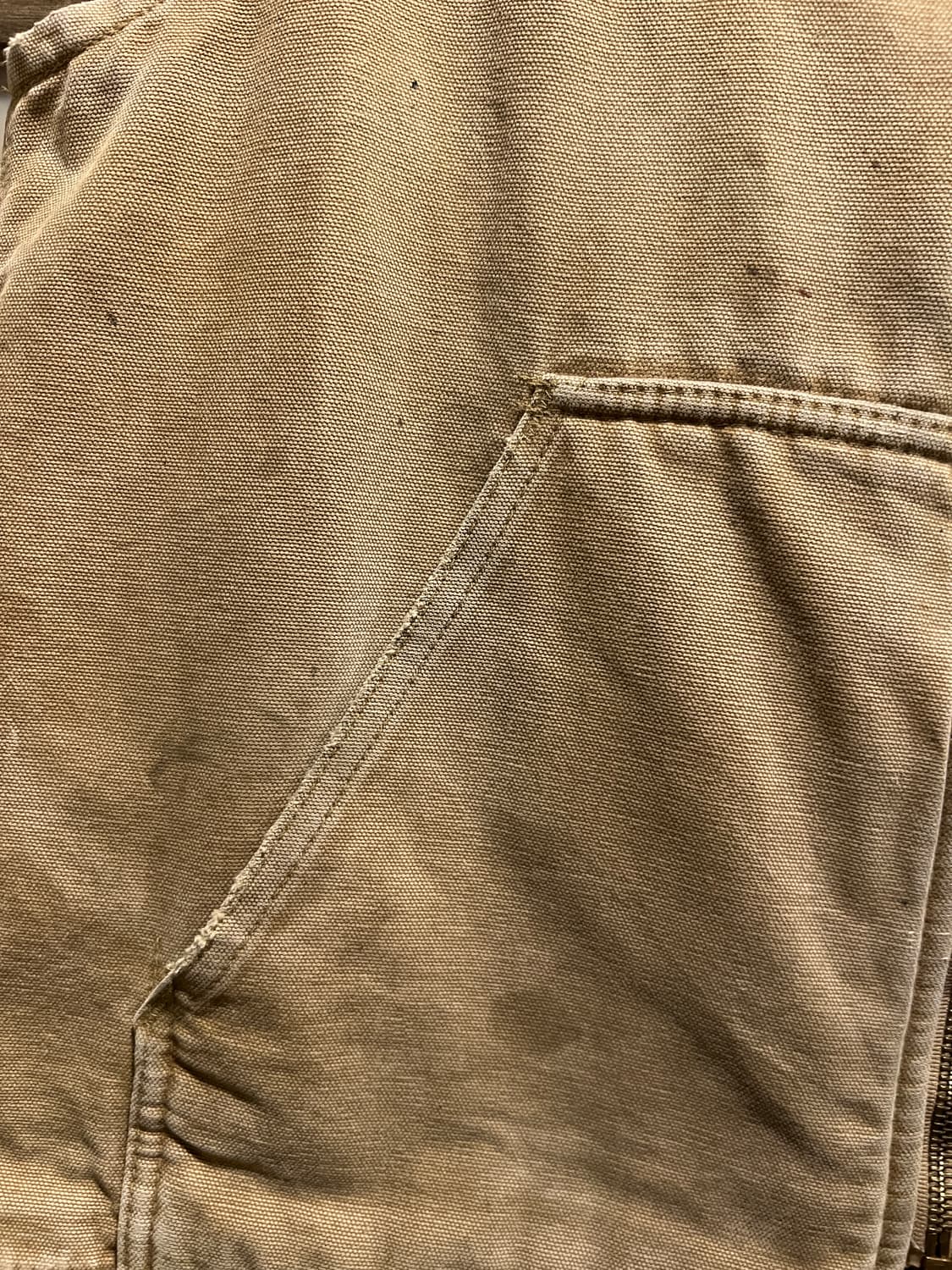 [M]칼하트 USA 빈티지 워싱 쉐르파 라이닝 워크 베스트 상품이미지5